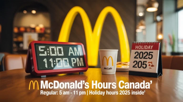 McDonald's Hours Canada